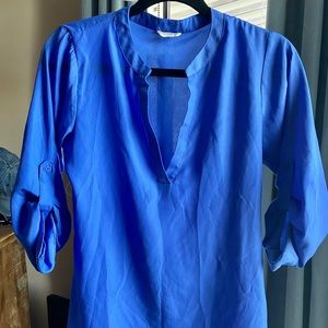 Maison Jules Electric Blue Blouse